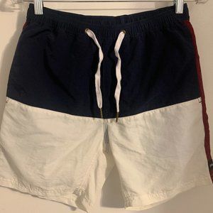 Barney Cools Navy/White/Red Swim Trunks